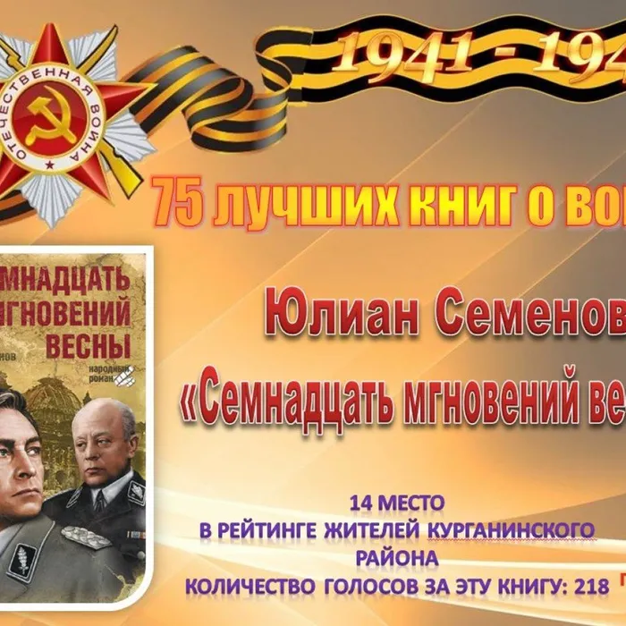 14 Семенов Ю. «Семнадцать мгновений весны»