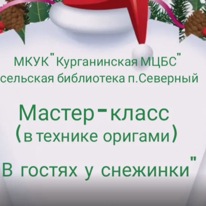 В гостях у снежинки