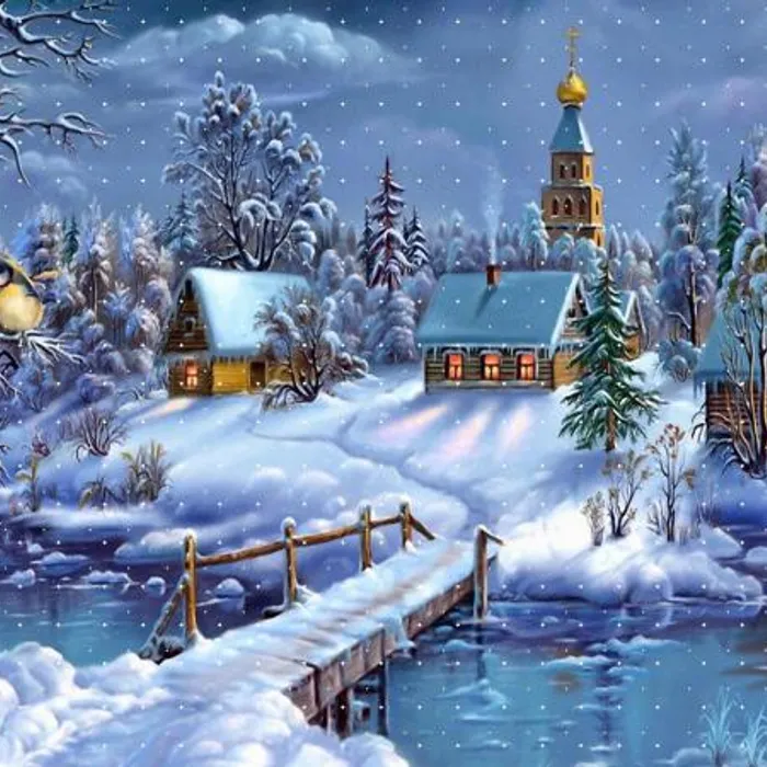 Зимняя мозаика